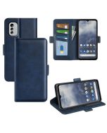 Nokia G60 5G Flip Cover Leather Wallet Case with Dual Magnetic Closure