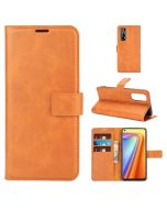 Realme 7 Flip Cover Leather Wallet Case with Rectangle Magnetic Snap