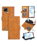 Realme C21 Flip Cover Leather Wallet Case with Dual Magnetic Closure