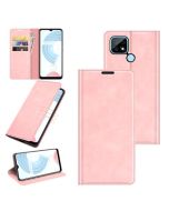 Realme C21 Super Soft Leather Flip Cover Phone Case Dual Invisible Magnets Snap