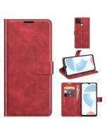 Realme C21Y Flip Cover Leather Wallet Case with Rectangle Magnetic Snap