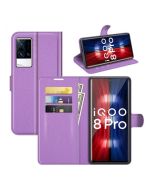 vivo iQOO 8 Pro Phone Case Wallet Flip Cover Folio Leather Case Stand Display Card Pocket