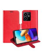 vivo Y22s |vivo Y35 Flip Folio Leather Wallet Case with ID and Credit Card Pockets
