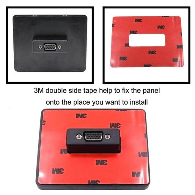 Touch Switch Panel with Circuit Control Box & VGA Cable for Car Truck Boat Yacht Marine