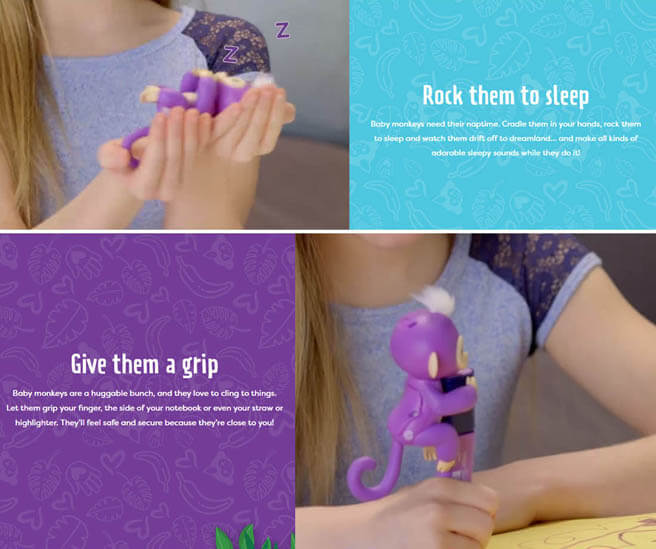 Fingerlings Baby Monkey Finger Monkey Toy