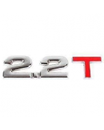 2.2T Turbo Emblem Sticker for Audi