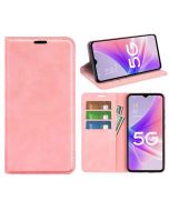 OPPO A57 5G Super Soft Leather Flip Cover Phone Case Dual Invisible Magnets Snap