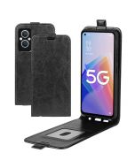 OPPO A96 5G Leather Flip Phone Case Flip Cover Vertical Open Wallet Case