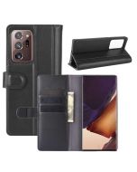 Samsung Galaxy Note 20 Ultra Phone Case Wallet Flip Cover Folio Genuine Leather Case Stand Display Card Pocket