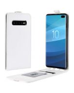Samsung Galaxy S10 5G Leather Flip Phone Case Flip Cover Vertical Open Wallet Case