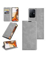 Xiaomi Mi 11T Super Soft Leather Flip Cover Phone Case Dual Invisible Magnets Snap