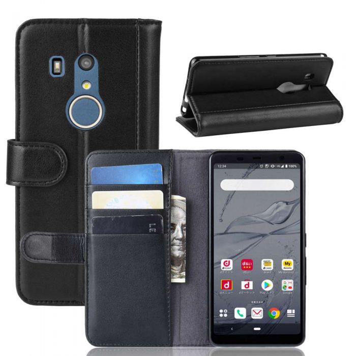 Fujitsu Arrows Be3 F 02l Phone Case Wallet Flip Cover Folio Genuine Leather Case Stand Display Card Pocket Free Shipping Ttlet Com