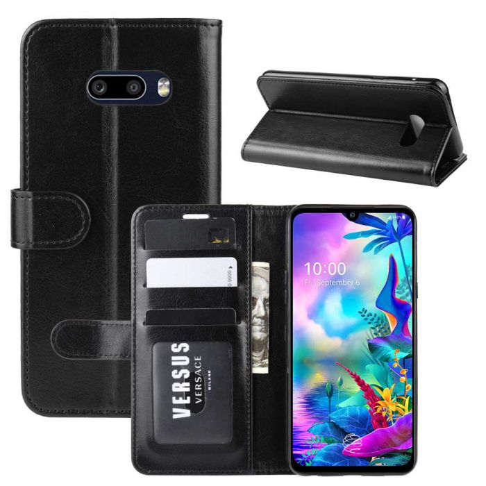 Lg G8x Thinq Flip Folio Leather Wallet Case With Id And Credit