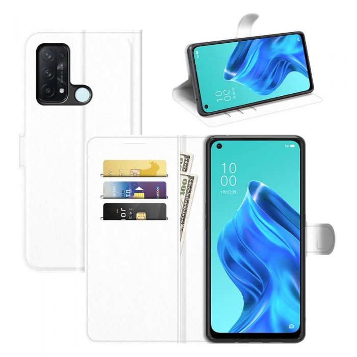 OPPO Reno 5A (Reno5 A) Phone Case Wallet Flip Cover Folio Leather Case  Stand Display Card Pocket