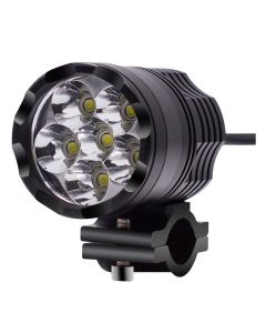 2pcs 6 beads LED Headlight smaller Aluminium body with accessories kit for Motorcycle, Electric bike