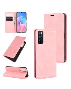 Huawei Enjoy Z /Enjoy 20 Pro Super Soft Leather Flip Cover Phone Case Dual Invisible Magnets Snap