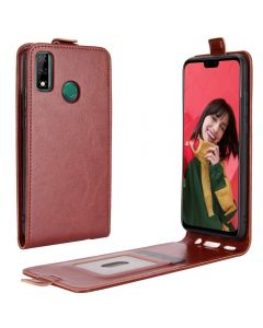 HUAWEI Y8s Leather Flip Phone Case Flip Cover Vertical Open Wallet Case
