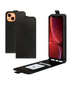 iPhone 13 mini Leather Flip Phone Case Flip Cover Vertical Open Wallet Case