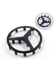 Mercedes-Benz Steering Wheel Center Star Emblem logo 52mm Matte Black