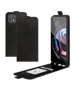 Motorola Edge 20 Lite Leather Flip Phone Case Flip Cover Vertical Open Wallet Case