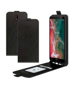 Nokia C1 Plus Leather Flip Phone Case Flip Cover Vertical Open Wallet Case
