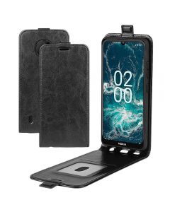 Nokia C200 Leather Flip Phone Case Flip Cover Vertical Open Wallet Case