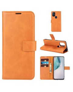 OnePlus Nord N10 5G Flip Cover Leather Wallet Case with Rectangle Magnetic Snap
