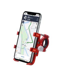 Rotatable Aluminum Phone Holder on Handlebar of Bike and Motorcycle