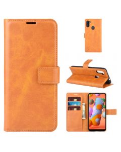 Samsung Galaxy A11 (US) Flip Cover Leather Wallet Case with Rectangle Magnetic Snap