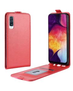 Samsung Galaxy A50 Leather Flip Phone Case Flip Cover Vertical Open Wallet Case