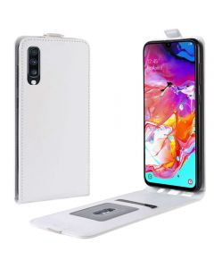Samsung Galaxy A70 Leather Flip Phone Case Flip Cover Vertical Open Wallet Case