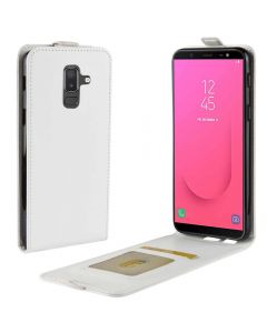 Samsung Galaxy J8 2018(EU) Leather Flip Phone Case Flip Cover Vertical Open Wallet Case