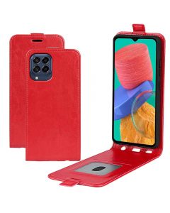 Samsung Galaxy M33 5G Leather Flip Phone Case Flip Cover Vertical Open Wallet Case