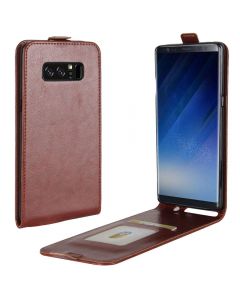 Samsung Galaxy Note 8 Leather Flip Phone Case Flip Cover Vertical Open Wallet Case