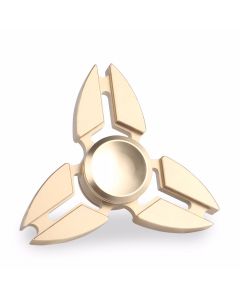 Tri Fidget Hand Spinner Triangle Brass Finger Toy EDC Focus ADHD Autism