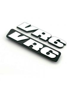 VR6 3D Emblem Car Grille Badge Sticker for Polo Golf 2 Corrado MK2