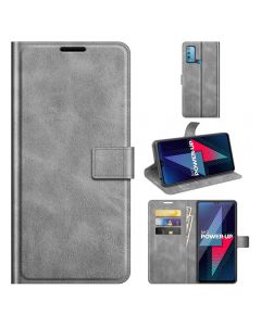 WIKO POWER U30 Flip Cover Leather Wallet Case with Rectangle Magnetic Snap