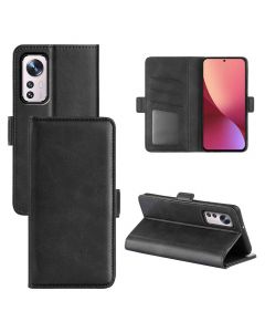 Xiaomi 12 Flip Cover Leather Wallet Case with Dual Magnetic Closure