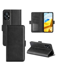 Xiaomi Poco M5 Flip Cover Leather Wallet Case with Dual Magnetic Closure
