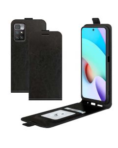 Xiaomi Redmi 10 Leather Flip Phone Case Flip Cover Vertical Open Wallet Case
