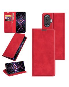 Xiaomi Redmi K40 Gaming | Poco F3 GT Super Soft Leather Flip Cover Phone Case Dual Invisible Magnets Snap
