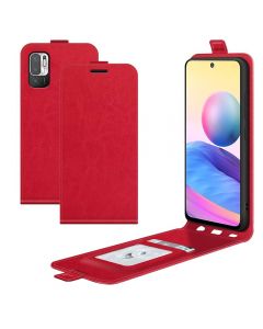 Xiaomi Redmi Note 10 5G Leather Flip Phone Case Flip Cover Vertical Open Wallet Case