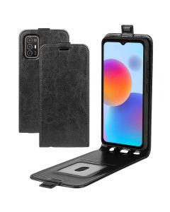 ZTE Blade A52 Leather Flip Phone Case Flip Cover Vertical Open Wallet Case