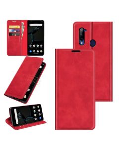 ZTE Libero 5G Super Soft Leather Flip Cover Phone Case Dual Invisible Magnets Snap